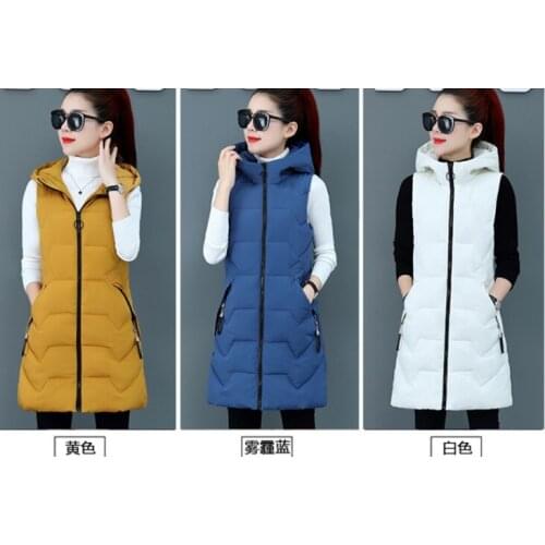 Womens Puffer Padded Coat Ladies Hooded Gilet Sleeveless Jacket New Fashion