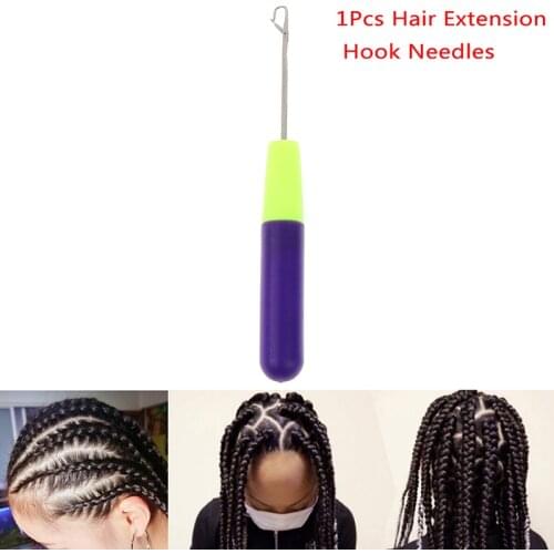 1Pcs Weaving Latch Hook Dreadlock Crochet Sew Wig Hook Needle Micro Braids Tools
