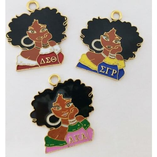 10pcs Multi Style Girrl Face Charms DIY Jewelry Women Accessories