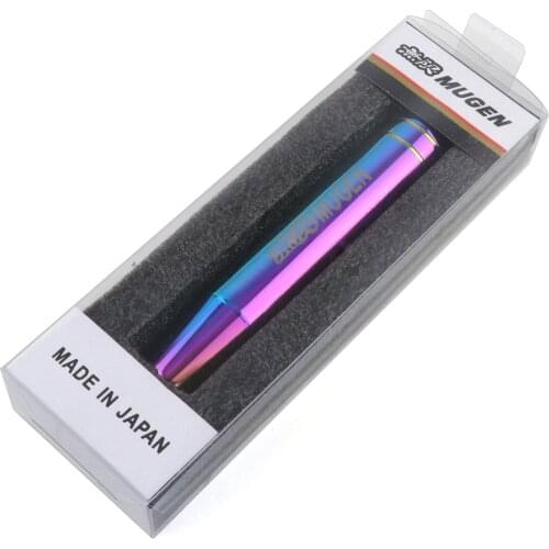 18cm Neo Chrome Mugen Power Aluminum Gear Shift Knob Manual Transmission Shifter Lever Knob For Honda