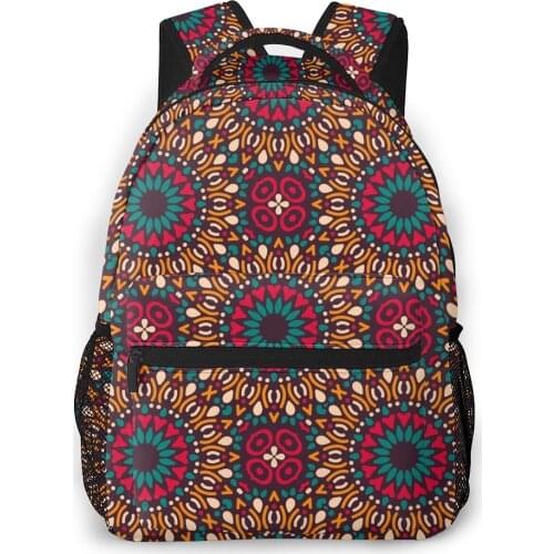 2021 Travel Backpacks Mandala Girl Backpack For Women Large Capacity School Bag For Teenage