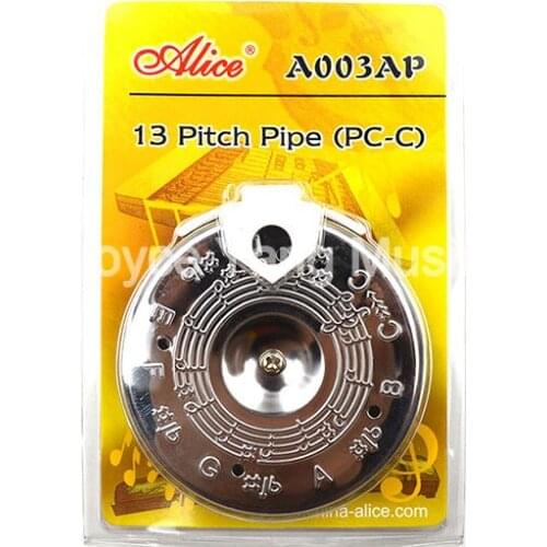 Alice A003AP Chromatic 13 Pitch Pipe Tuner Guitar Tuning Pipe (PC-C) Clamshell Pack Free Shipping