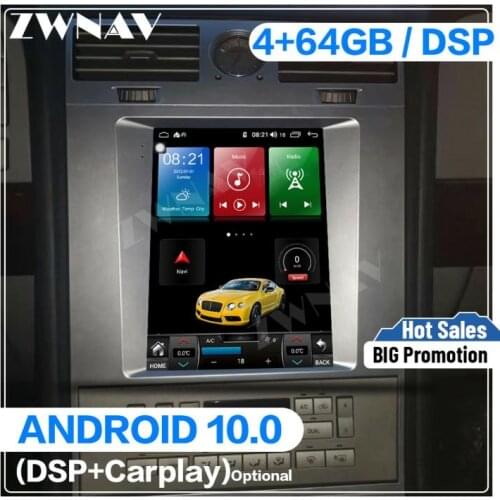 Tesla screen Android 10 Car Multimedia Player For Lincoln Navigator 2005 2006 2007-2009 car GPS Navi Auto radio stereo head unit