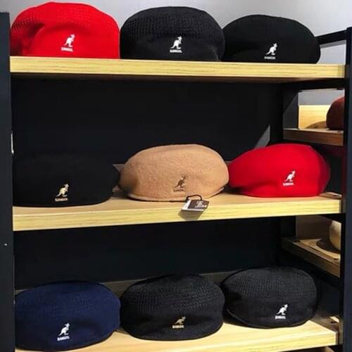 2021 new summer handmade fine kangaroo woven ladies mesh beret cap British retro ladies casual hat foldable hat