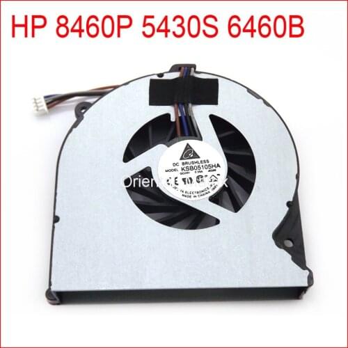 Free Shipping New KSB05105HA DC5V 0.35A For HP 8460P 5430S 6460B Laptop CPU Cooler Cooling Fan
