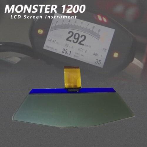 Motorcycle Instrument For DUCATI Monster 1200 LCD Screen Display Digital Speedometer Tachometer Gauges Accessories Parts