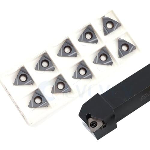 SER 2020K16 SEL 2020K16 Thread Turning Tool Holder 16ER 8UN LDC 16ER 11.5UN BMC 16ER 12UN LDA 16ER 20UN BMA CNC Carbide Inserts