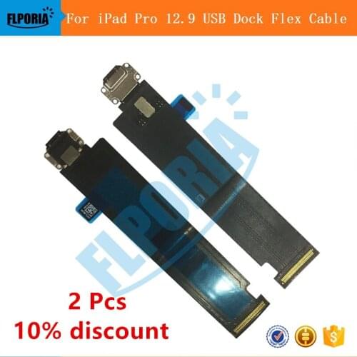 For iPad Pro 12.9'' Charger USB Charging Dock Connector Port Flex Cable For iPad Pro 12.9'' Ribbon Plug Repair Part Wifi Version