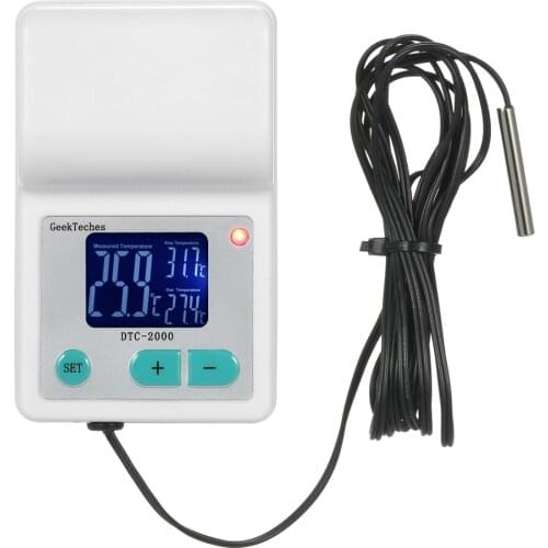 GeekTeches DTC-2000 AC110-240V 10A High Precision LCD Digital Water Temperature Controller Thermocouple Thermostat
