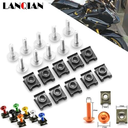 Motorcycle Fairing Screws Fastener Clips Body Spring Nut Bolts Kit For CFMOTO 400NK 650NK 500ATV 650MT ATV CF500 800 800 650GT