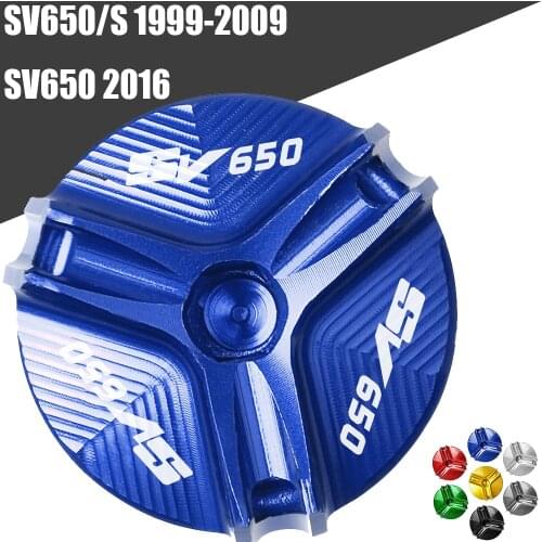 CNC Engine Oil Cap Bolt Screw filler cover For Suzuki SV650 SV 650 SV650S 1999 2000 2001 2002 2003 2004 2005 2006 2007 2008 2009