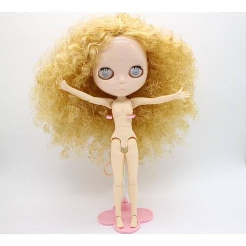 Without eyes chips joint body Nude blyth doll for DIY 20180102
