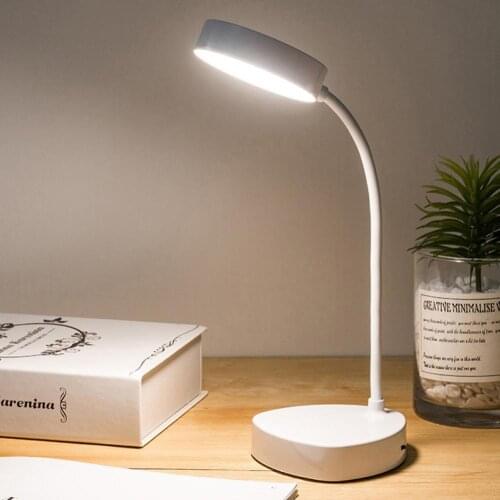 USB Eye Protection Touch Fold Study Lamp LED Rechargeable Bedside Table Light