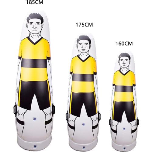 Inflatable Dummy SID Goalkeeper Defender Training Football Practice Tumbler Mannequin Shield Dummies for Free Kicks Sports Toys