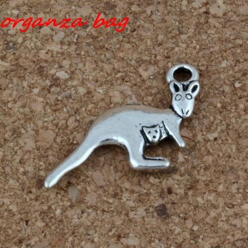 Alloy kangaroo Charms Pendants 100Pcs/lot 12x23mm Fashion Jewelry DIY Fit Bracelets Necklace Earrings A-228