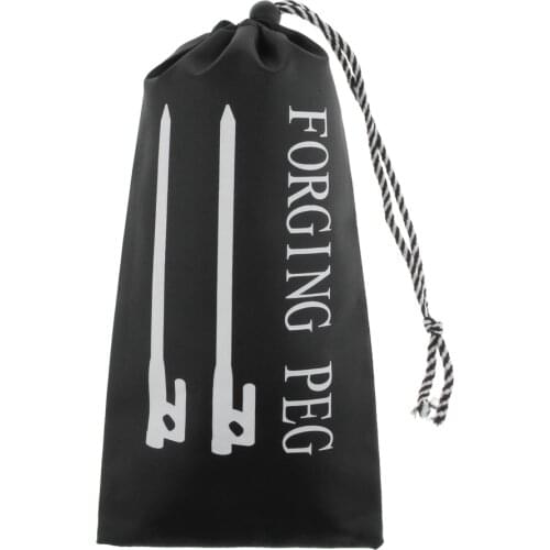 Camping Tent Peg Stake Organizer Pouch Portable Tent Accessories Storage Bag