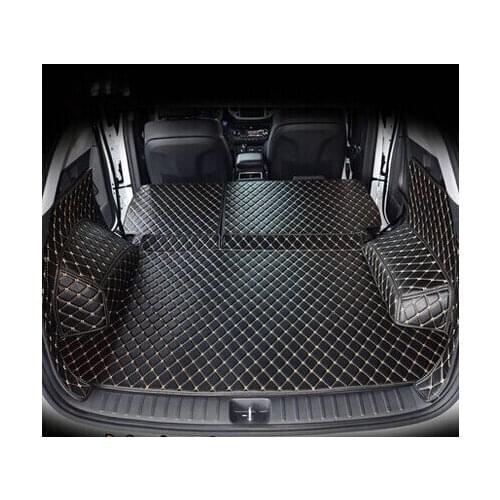 High quality Full set car trunk mats for Hyundai Tucson waterproof boot carpets cargo liner mat for Tucson