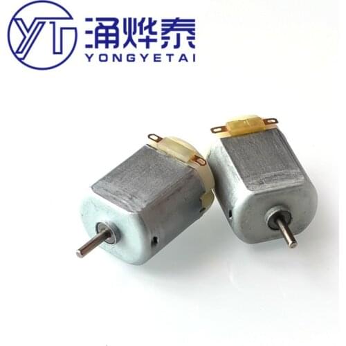YYT 2PCS Mini 130 small motor 4WD motor DC small motor small production 3V single