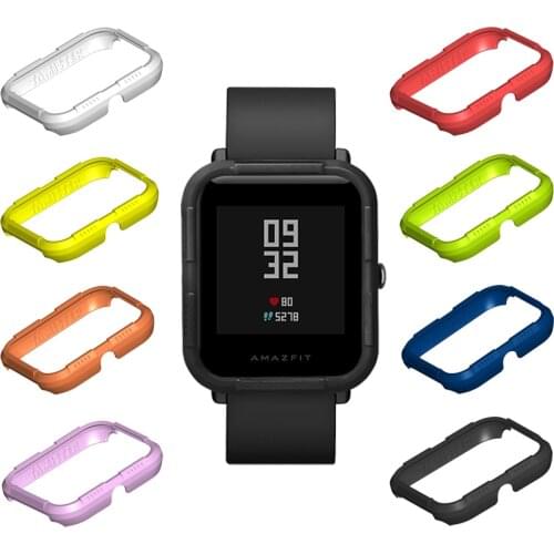 Protective Case for Xiaomi Amazfit Bip Youth Watch Hard PC Cover Shell Frame Bumper Protector for Amazfit Bip Bit Accessories