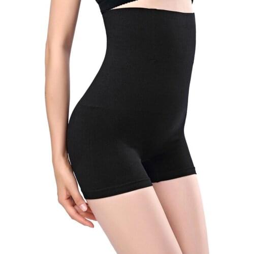 Women High Waisted Control Panties Seamless Body Shaper Slimming Tummy Underwear Butt Lifter Shaperwear Fajas Modeladoras