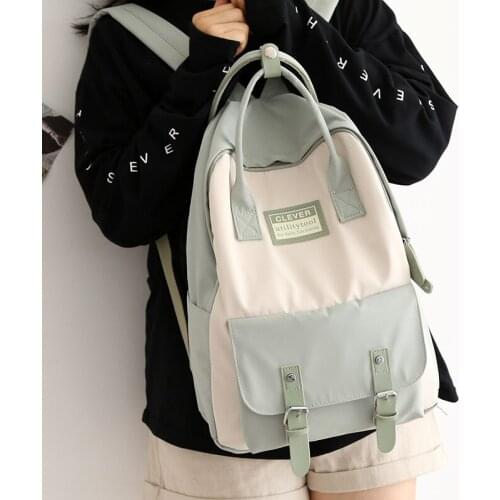 Bfuming Fashion Anti-Theft Backpack SchoolBag Preppy Style Teenager Girls School Backpacks