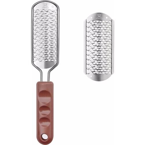 10 Pcs Stainless Steel Coarse Callus Remover Foot File Blade Replaceable Makartt Pedicure Rasp Cuticle Cutter Tool M0884