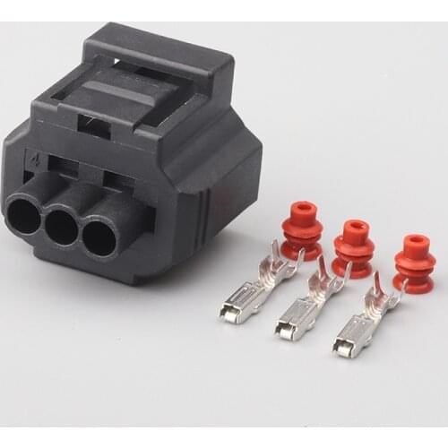 100 Sets Tyco Amp 3 Pin Pico 5716PT 1996-On For Alternator Three Lead Wiring Pigtail 1U2Z-14S411-TA Wire Connector 184032-1