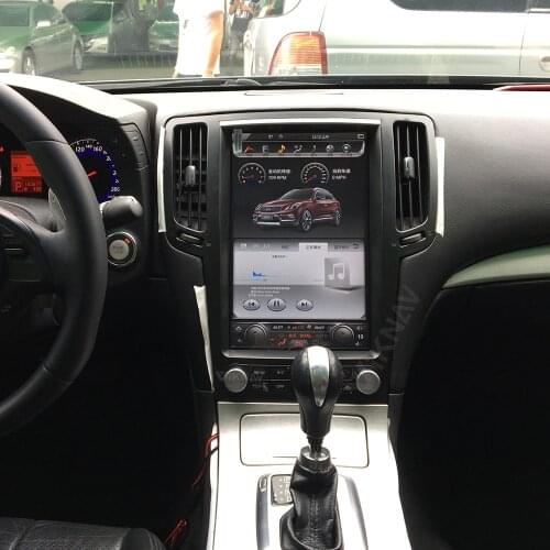 12.1inch vertical screen car radio multimedia player For Infiniti G37 G35 G25 G37S 2010-2014 car GPS navigation