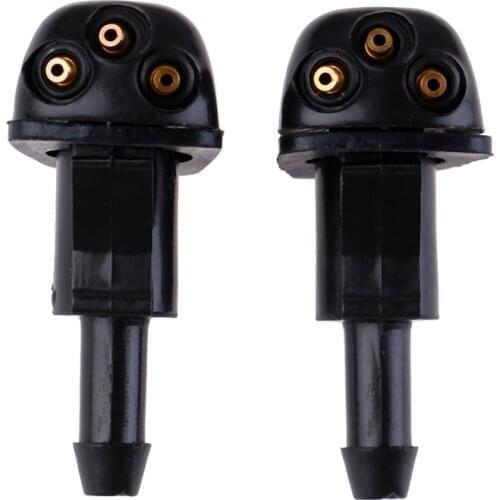 Hot sale 2Pcs Plastic high quality Windshield Wiper Washer Spray Nozzle For Modern Kia Black