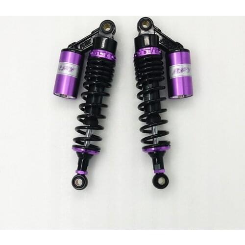 350mm 8mm spring Motorcycle Shock Absorbers for Suzuki Honda CB750 F2N Yamaha VMAX KAWASAKI Z900 ATV Quad black purple