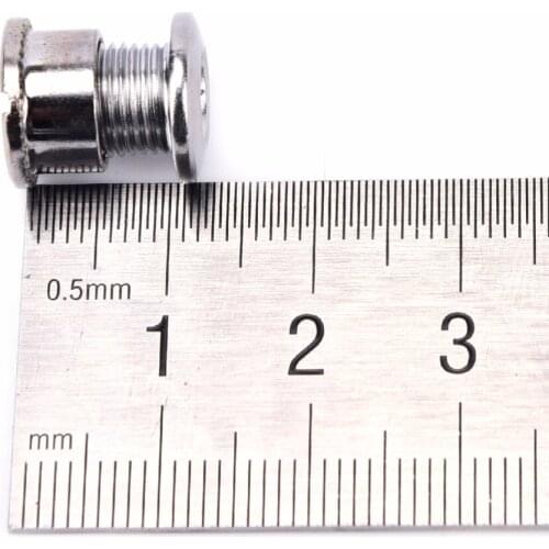 4 Pcs MTB Mountain Bikes Road Bicycles Chain Wheel Crankset Monolock Double Screws Bolts Nut Parts