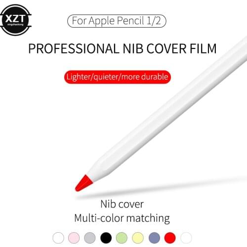 9pcs Silicone Replacement Nib Case Tip Case Soft Protective Cover Skin Case for Apple Pencil 1st 2nd Touchscreen Stylus Pen Case