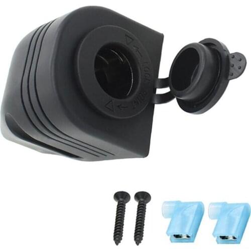 1set High Quality Car Accessories Cigarette Lighter Waterproof Take Seat Phone Charger Seat Female Holder 12v 24v