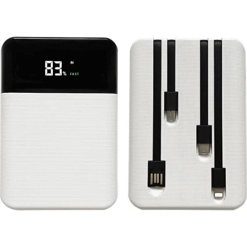 Welding Free 4*18650 Battery Storage Box USB Power Bank Case DIY Shell Case 18650 Battery Holder Box with USB Charge Cable