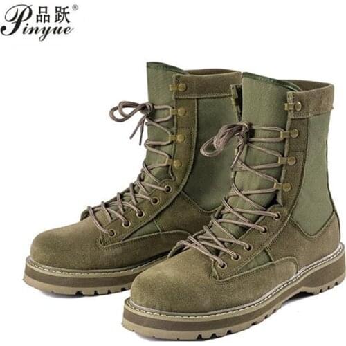 Size 35--45 combat black boots us army green military boots military tactical beige boot men combat boots