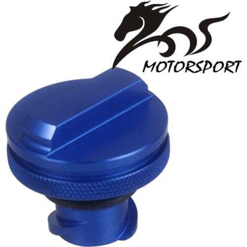 Diesel Fuel Gas Cap& DEF Cap Blue Set For 2013-2017 Dodge Ram Magnetic Aluminum