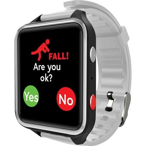 CPR GUARDIAN III-watch with alarm personal SOS with-fall detection and location tracking GPS Gray