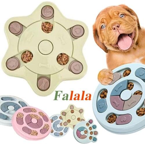 Pet Dog Puzzle Toys Increase IQ Interactive Slow Feeding Puppy Food Dispenser Funny Training Games Feeder For Small Medium Dogs