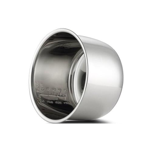 Food grade double bottom thick stainless steel electric pressure cooker inner pot for multivarka mulinex ce 4000 replacement