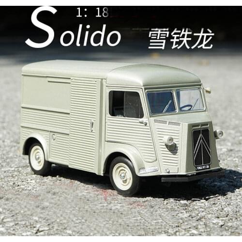 1962 Citroen Motorhome Diecast 1/18 Scale Alloy Simulation Model Static Display Adult Classic Collection Mini Hot Toys