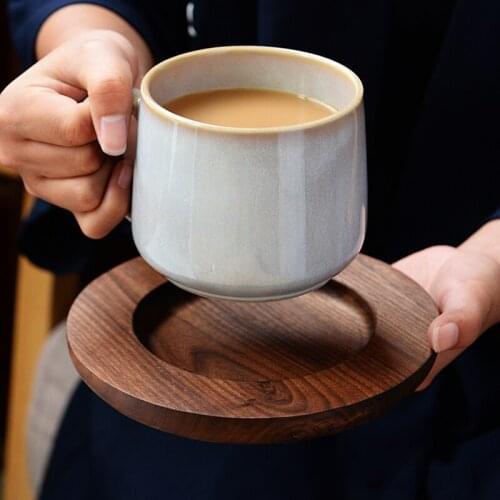 Nordic style mug Simple European coffee cup set creative couple cup 350ML