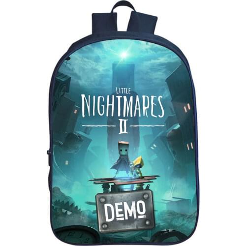 Game Little Nightmaresy School Bags All-match Junior High School Student Bookbag Teen Cosplay Cartoons Bag Women Casual Backpack
