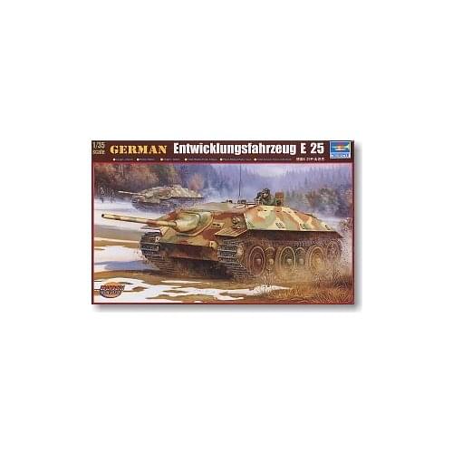 Trumpeter 1/35 scale model 00383 World War II Germany E-25 plan chariot