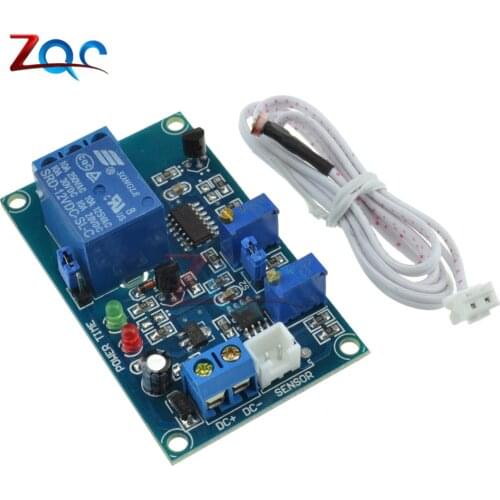 12V Photoresistor Relay Module Light Brightness Sensor Timer Detection Controller Switch On/Off With Wires for Car