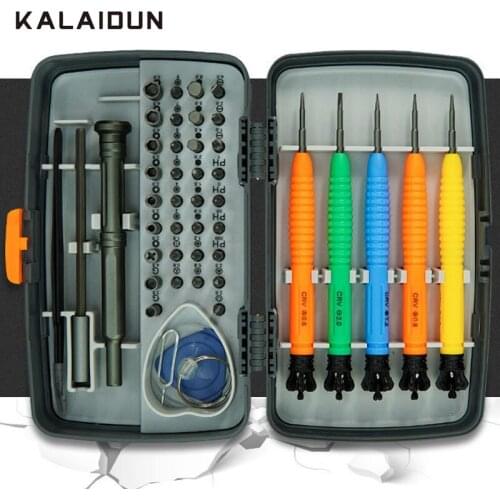 KALAIDUN 45/38 In 1 Precision Screwdriver Set Magnetic Torx Phillips Ratchet Bits Disassemble Phone Camera PC Repair Hand Tools