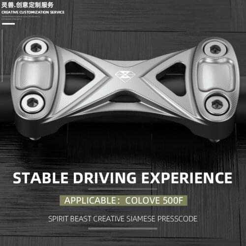 Spirit Beast Retro Motorcycle Handlebar Riser Pressure Code Fixing Modification aluminium CNC accessories FOR COLOVE 500F 500X