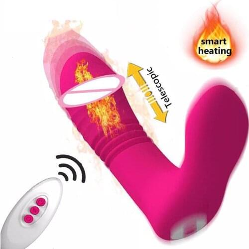 Wearable Panties Telescopic Dildo Vibrator Remote Control Dildos Woman Masturbator G Spot Clitoris Stimulator Sex Toys For Women