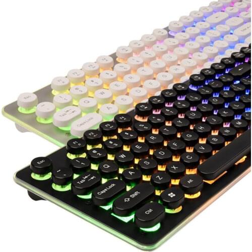USB Wired Gaming Keyboard Multifunctional Portable Keyboard For Laptop Computer Desktop Computer PC Ergonomically Keyboard