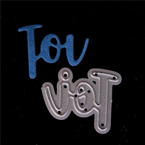 French word Metal Cutting Dies for Diy Scrapbooking Die Cut New 2018 Cuts for Paper Card Making Craft Embossing Photo BABY