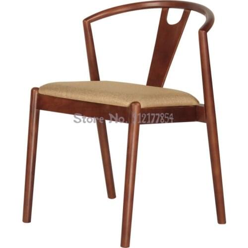 Japanese Designer Dining Chair Nordic Solid Wood Chair Net Red Mark Back Chair New Chinese Teahouse Tea Table And Chair